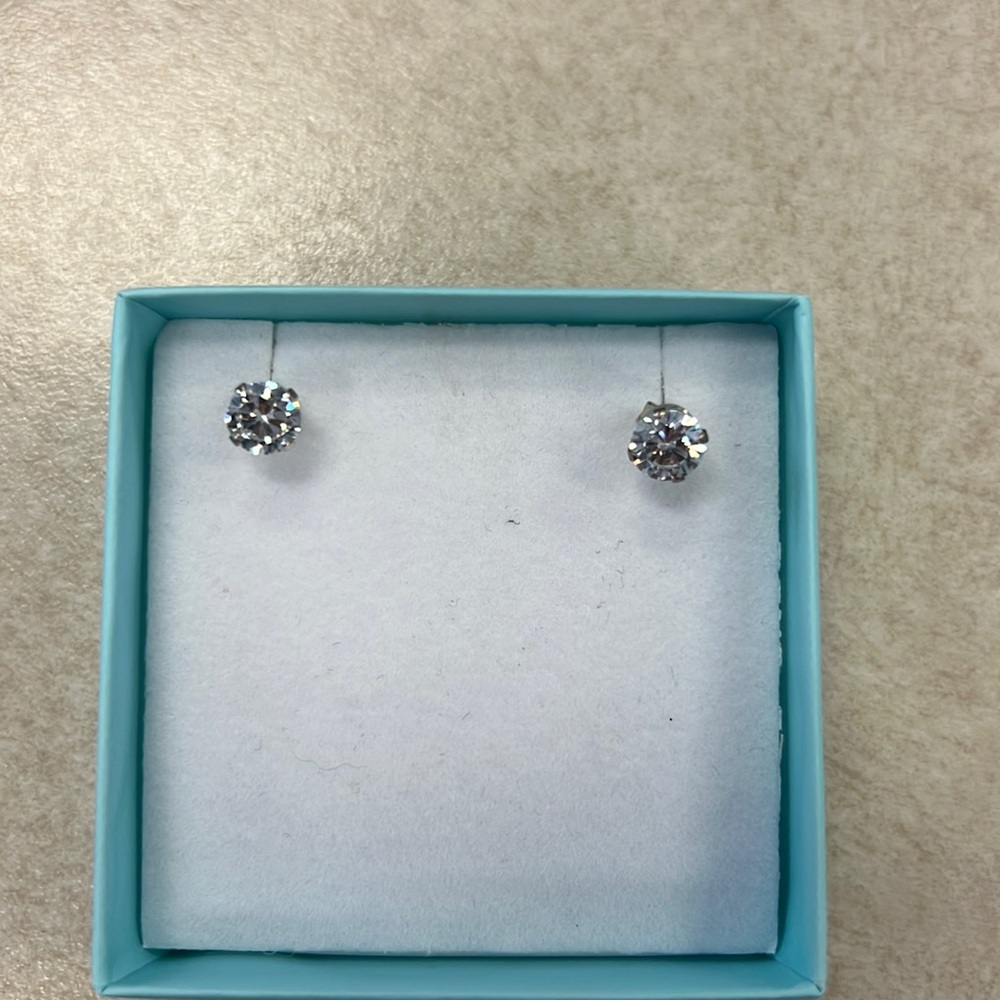 Crystal studs costume jewelry
